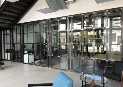 Office Fitout, Crittall Feature Wall